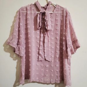 Sheer Textured Blouse